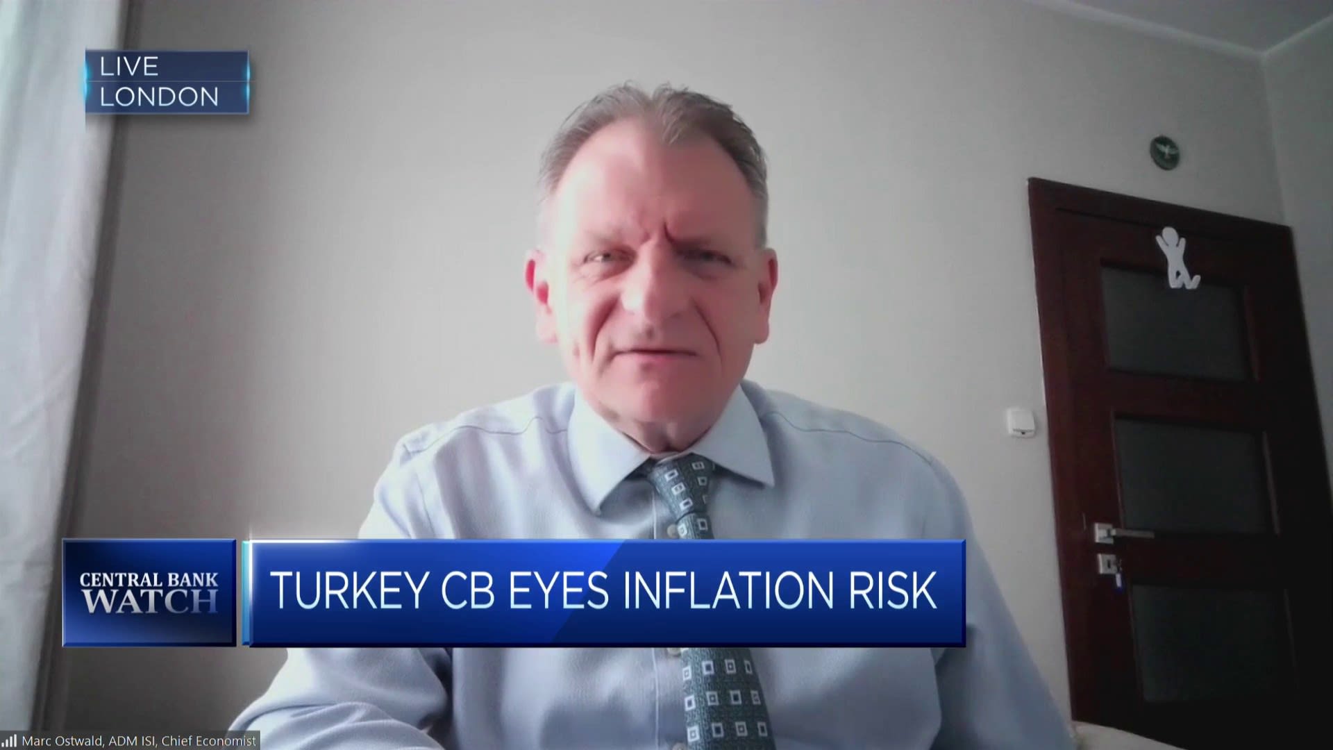 Turkey expects inflation to peak at 75% in May, economist says