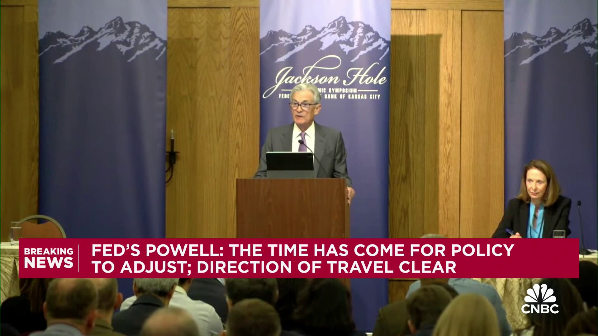 Fed Chair Powell indicates interest rate cuts ahead: 'The time has come for policy to adjust'