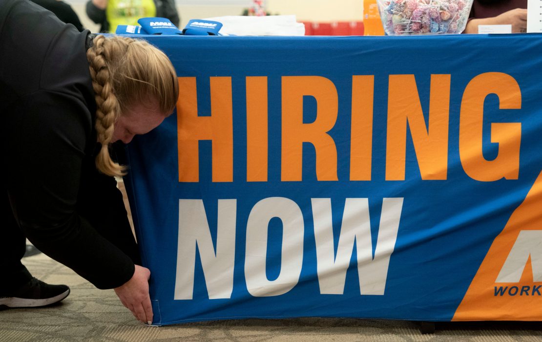 Private sector companies added 122,000 jobs in December, less than expected, ADP says