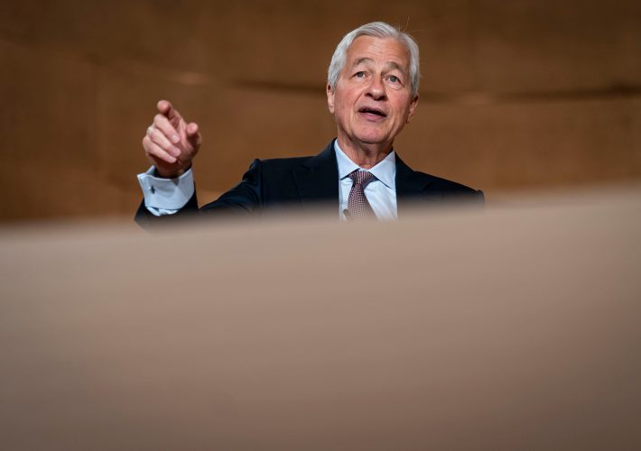JPMorgan CEO Jamie Dimon says markets are too complacent on tariffs, expects S&P 500 earnings growth to collapse