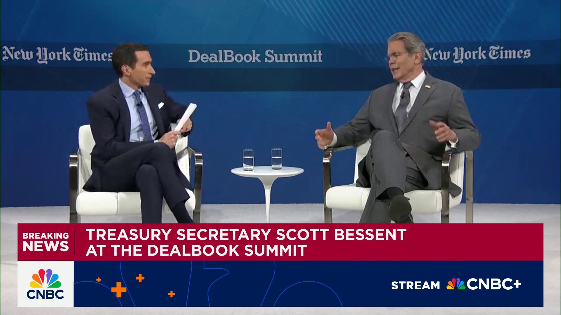 'I don't believe tariffs are a tax,' says Treasury Secretary Bessent